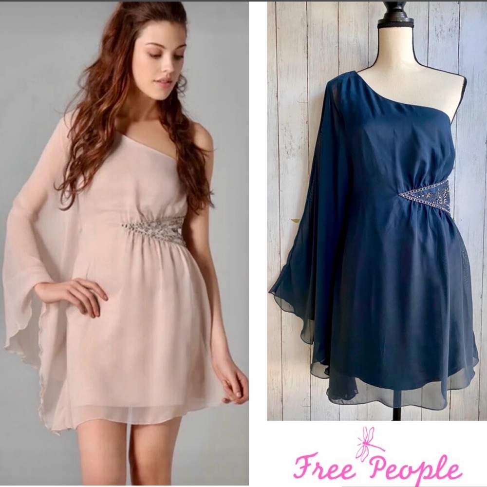 Free People One Shoulder Cocktail Dress